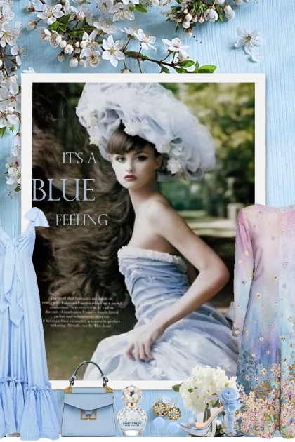 It's a Blue Feeling- Модное сочетание
