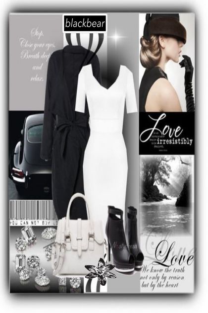 Crno i bijelov 2- Combinaciónde moda