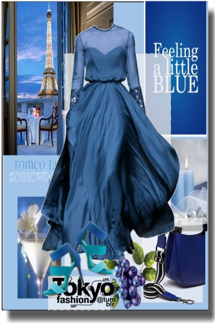 Feeling Blue- Combinaciónde moda