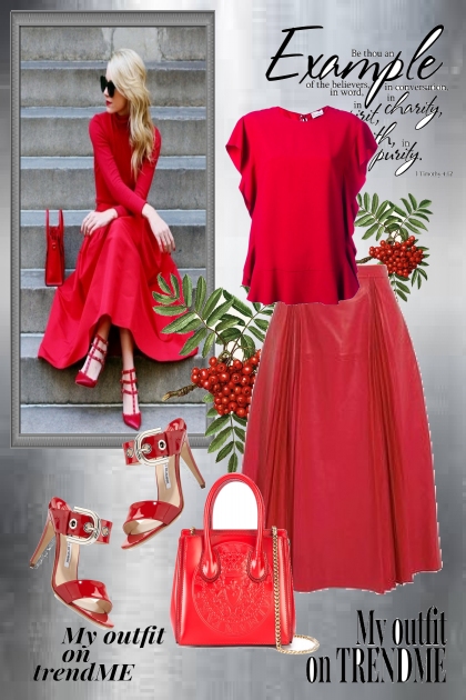 Red  2- Combinaciónde moda