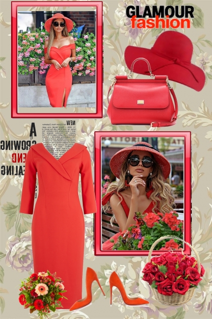 Red Glamour- Combinaciónde moda