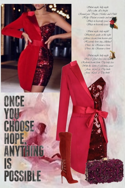 Red dress ♥♥- Modekombination