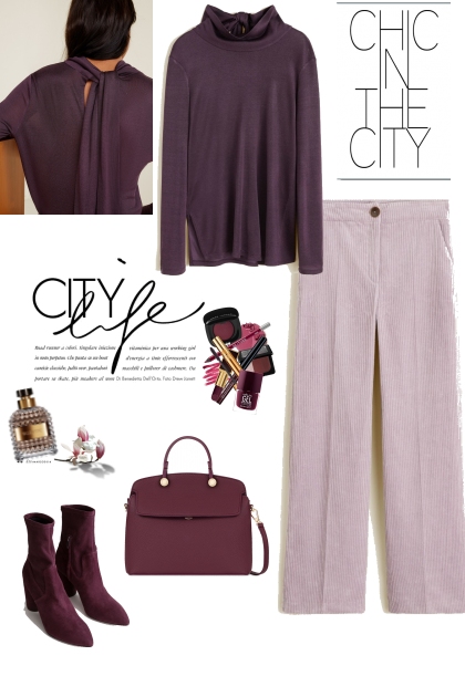 Purple is my color- combinação de moda