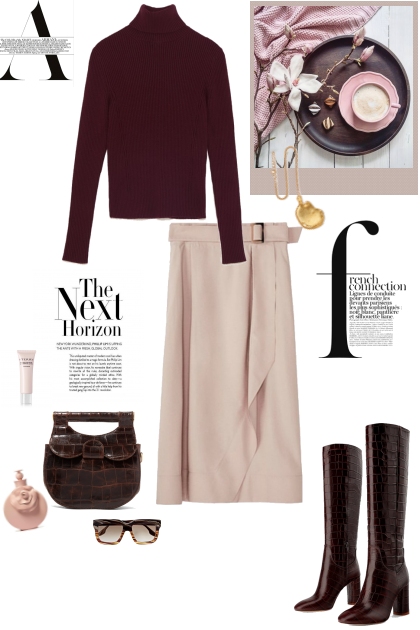 Brown and beige- Fashion set