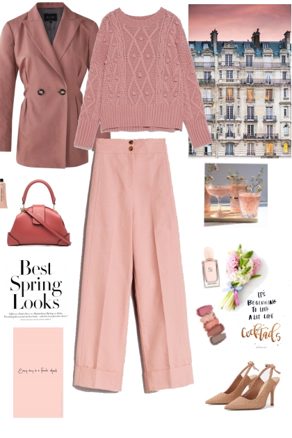 Fifty shades of pink- Модное сочетание