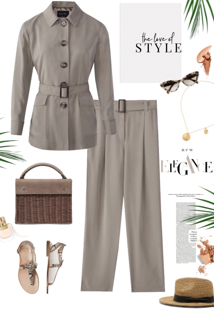 Safari style- Combinazione di moda