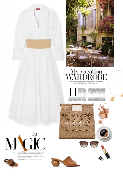 White summer dress No2- Модное сочетание