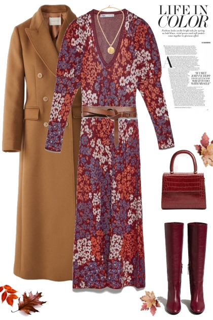 Knitted Dress- Modna kombinacija