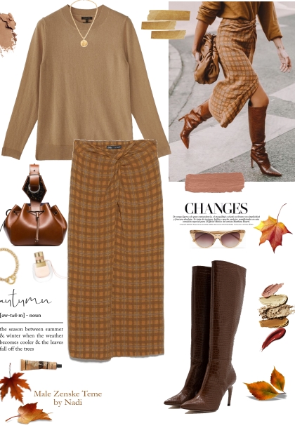 For the love of fallen leaves- Fashion set