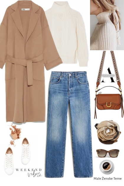 Camel Coat - weekend edit- Combinazione di moda