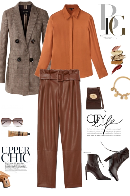 How to wear leather pants No3- Combinaciónde moda