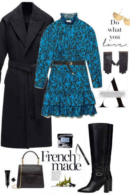 blue & black- Fashion set