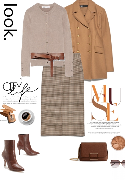 How to wear pencil skirt - winter edition- Combinaciónde moda