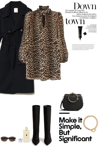 How to wear leopard dress- Fashion set