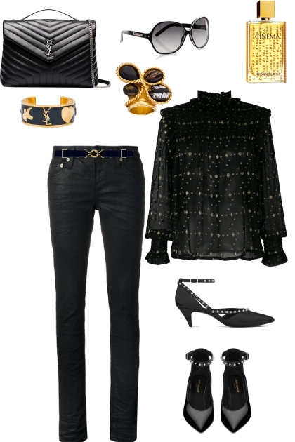 Saint Laurent Style- Modna kombinacija
