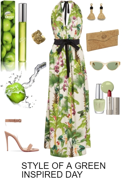 STYLE OF A GREEN INSPIRED DAY- Fashion set