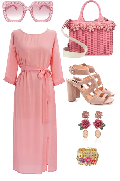 Summer Pink Glam - Combinazione di moda
