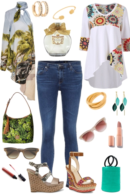 WHAT TO WEAR WITH JEANS- Fashion set