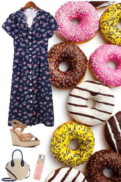   A Doughnut Date- Fashion set