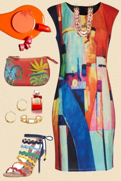 TROPICAL LUNCH DATE- Fashion set