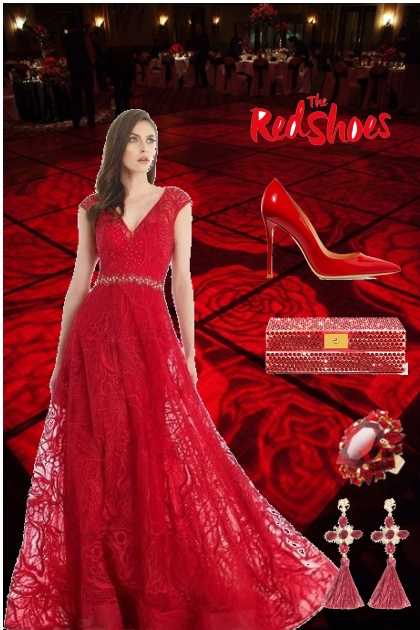 RED SHOE BEAUTY - Kreacja