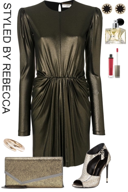 METALLIC DATE STYLE FOR A NIGHT OUT- Fashion set