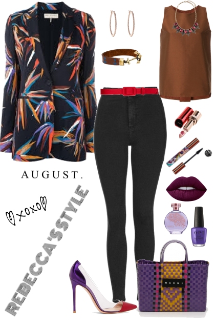 AUGUST GOING OUT IN STYLE- Modna kombinacija