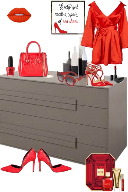 RED SHOES 8/24- Fashion set