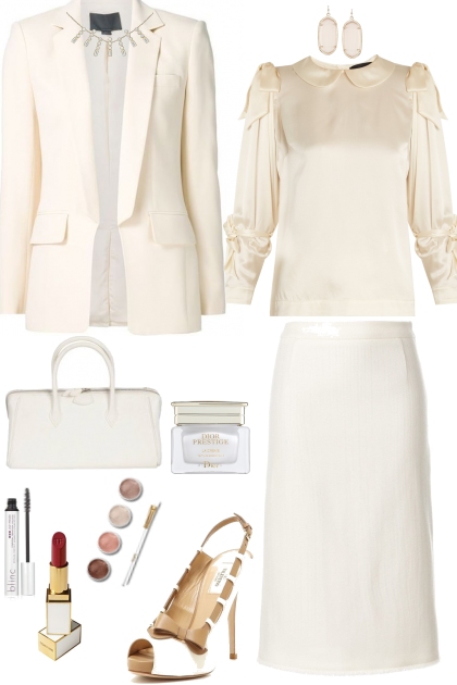 ALL WHITE STYLE FOR AN EVENT - 搭配