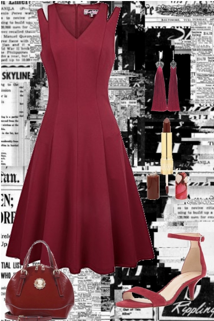 RED IS THE NEWS- Fashion set