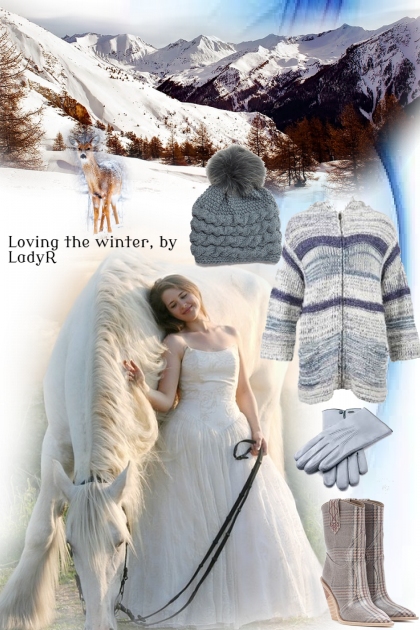 Loving The winter- combinação de moda