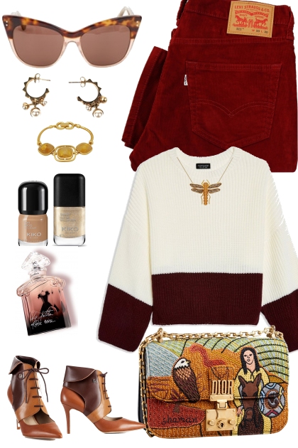 Warm fall tones- Fashion set