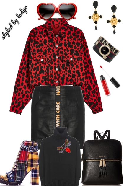 Red Coat Fall Style - Fashion set