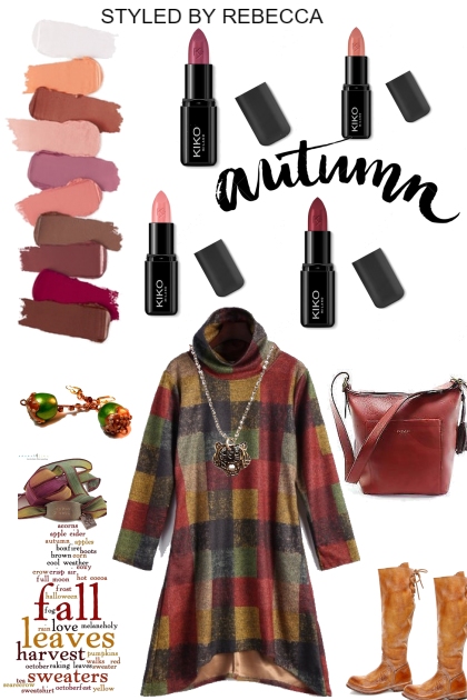 AUTUMN READY IN CUTE DRESSES AND BOOTS