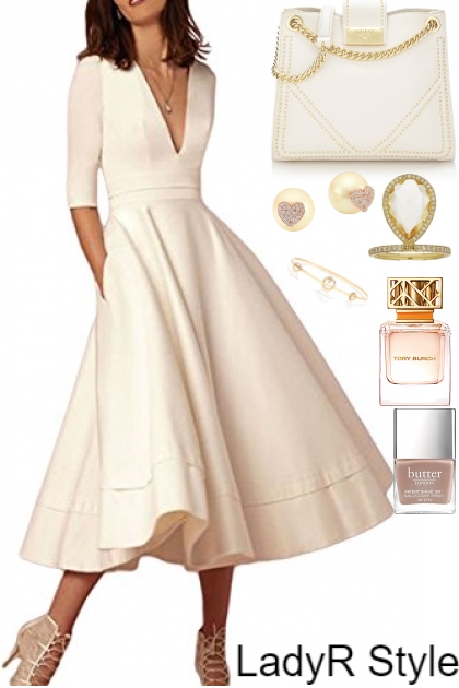 Classy Lady In White- Modekombination