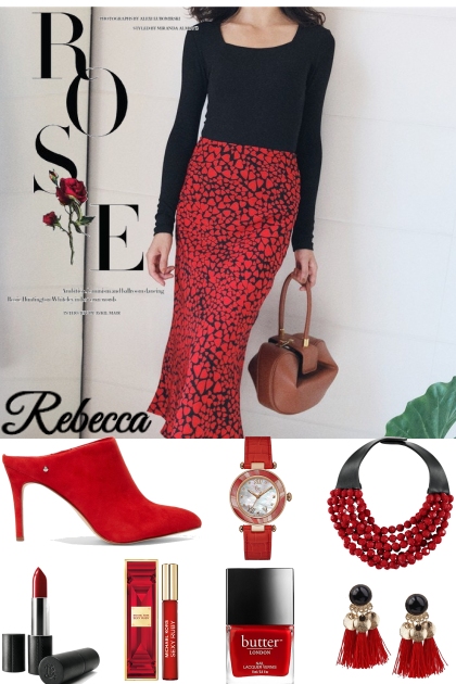 LUNCH AT THE ROSE  GARDEN- Fashion set