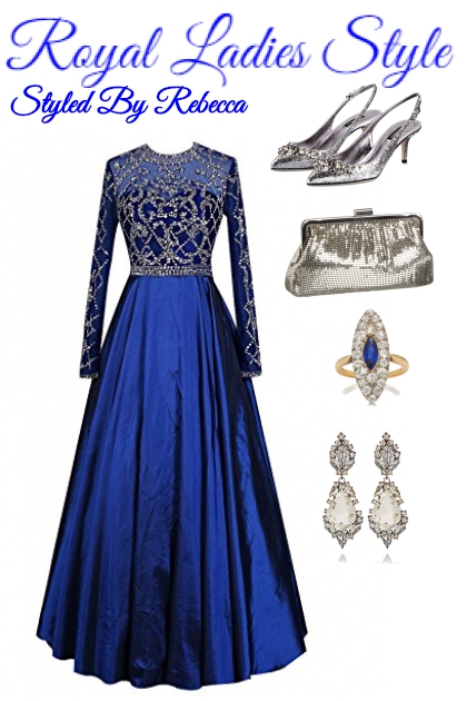 Blue Royal Ladies Style- Modekombination