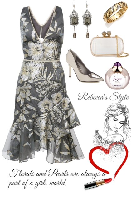 Florals and Pearls - Fashion set