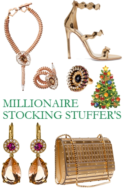 MILLIONAIRE STOCKING STUFFER'S- combinação de moda