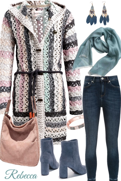 Winter Casual Street Style- Combinazione di moda
