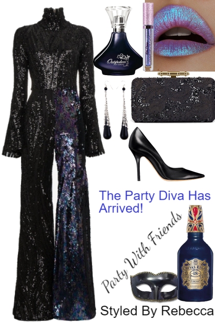 The Party Diva Has Arrived-12/4- Modekombination