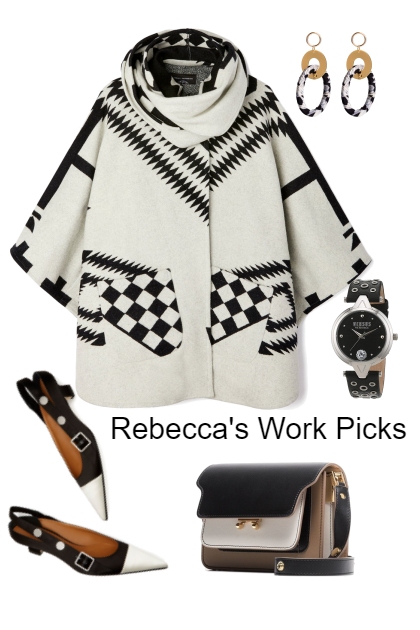 Black And White Work Day At The Office - Combinaciónde moda
