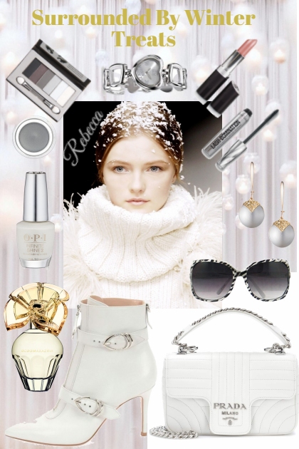 Surrounded By Winter Treats- Fashion set