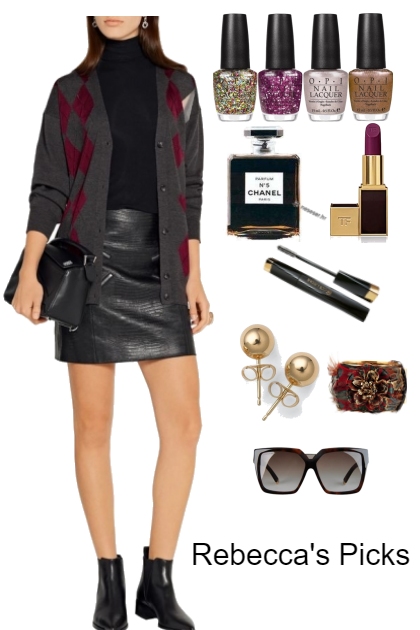 Leather Skirts 12/26- Combinazione di moda