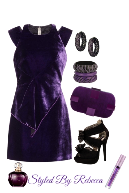 A Purple Girls Style - Combinaciónde moda