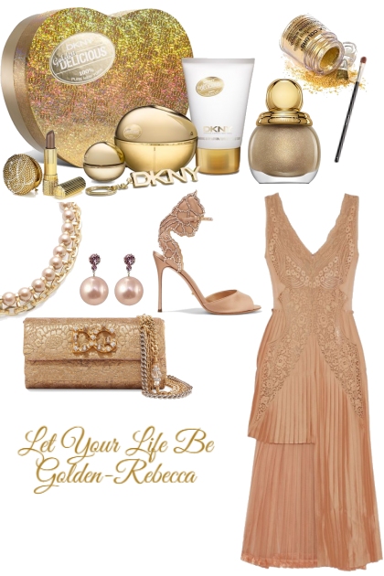 Let Your Life Be Golden- Fashion set