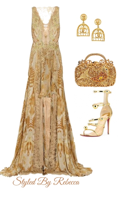 The Golden Goddess- Fashion set