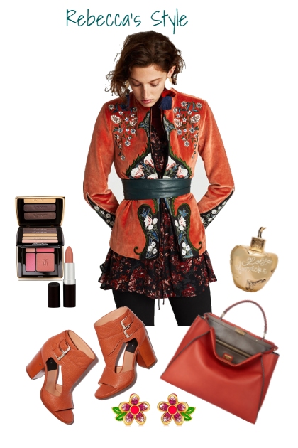 Delight in Orange- Fashion set