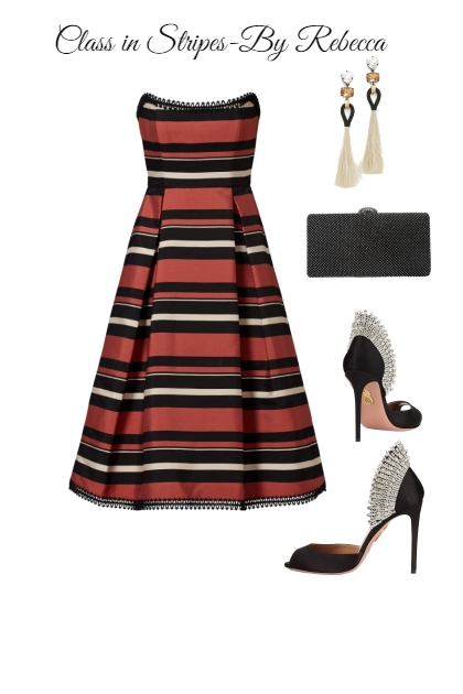 The Event For Class in Stripes- Fashion set