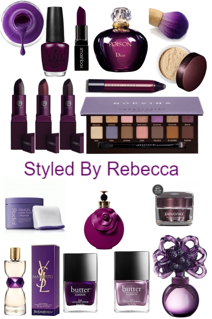 Beauty Obsessed In Purple- Fashion set